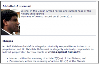 Abdullah Senussi - Libya Intelligence Chief