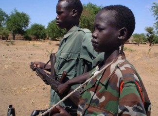 Child soldiers - source IRIN