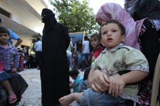 Syrian refugees -source UNHCR