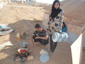 Syria refugees - source WFP