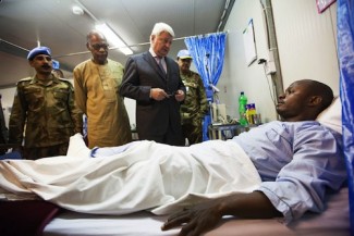 Peacekeeper wounded Darfur - UN